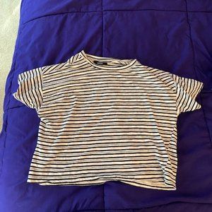 Small Boxy Striped Tee - Forever 21